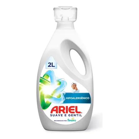 Sabão Líquido Ariel Suave E Gentil 2l