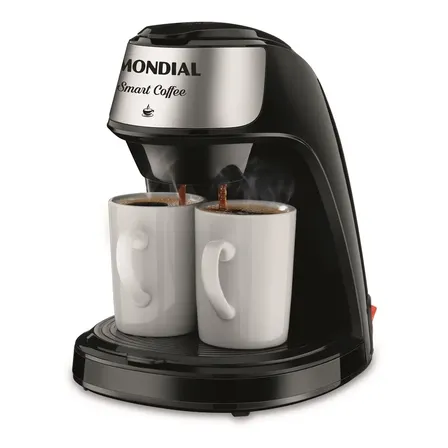 Cafeteira Elétrica Smart Coffe Mondial 500w - C-42-2x-bi Preto 127v