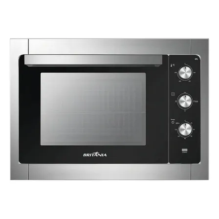 Forno de embutir elétrico Britânia BFE47P 47L aço inox