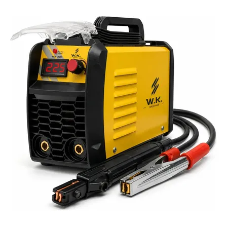 Máquina De Solda Inversora 225a Tig Lift Mma Profissional Wk 225a Portátil Amarelo/preto 220v