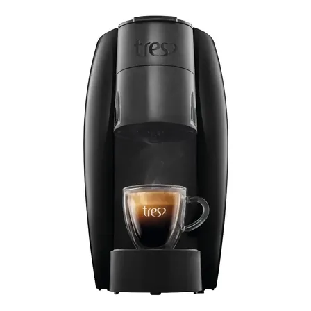 Cafeteira Tres Corações Lov Automática Preta-brilhante Cor Preto Preto Brilhante 127v