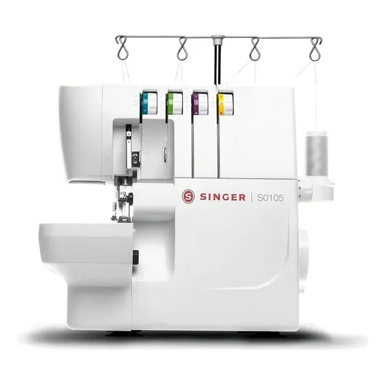 Máquina de costura overlock Singer Overlock S0105 portátil - branco