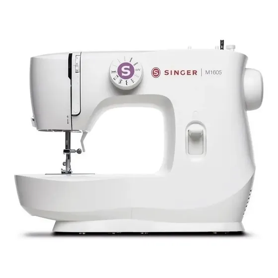 Máquina de costura reta Singer Doméstica M1605 portátil - branco