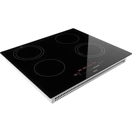 Cooktop Indução 4 Bocas Touchscreen Vidro Preto Oster 220v