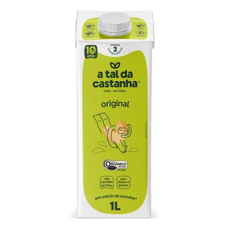 Bebida Vegetal Original Orgânico 1 Litro A Tal Da Castanha