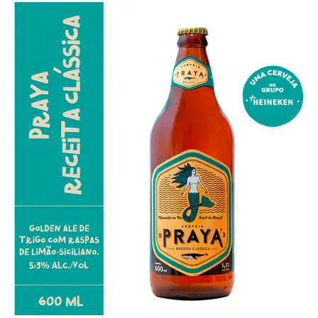 Cerveja Praya Clássica 600ml