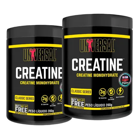 Suplemento Em Pó Universal Combo Creatina 400g (200g+200g) Universal Nutrition