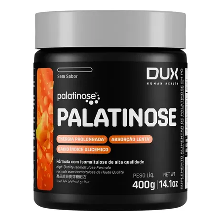 Palatinose Pote 400g Dux Nutrition Sem sabor