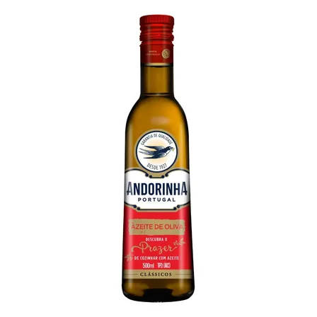 Azeite De Oliva Tipo Único Portugal Vidro 500ml Andorinha