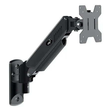 Suporte De Parede ELG, F410, Pistão A Gás, Giro 360°, Preto Preto