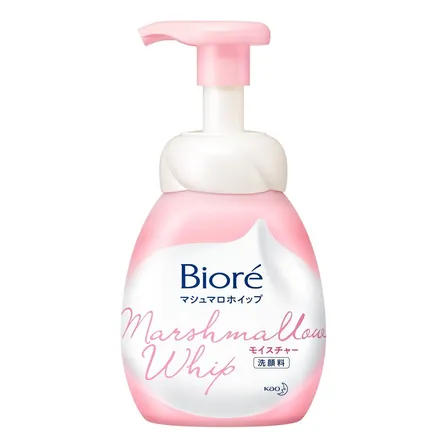 Sabonete Facial em Espuma Bioré Marshmallow Whip para Todos os Tipos de Pele
