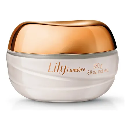 Lily Lumière Creme Acetinado Hidratante Corporal O Boticário 250g O Boticário Lily Lumière Creme