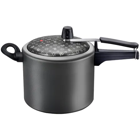Panela De Pressão 7,0 Litros Antiaderente Panelux Magnific Cor Cinza