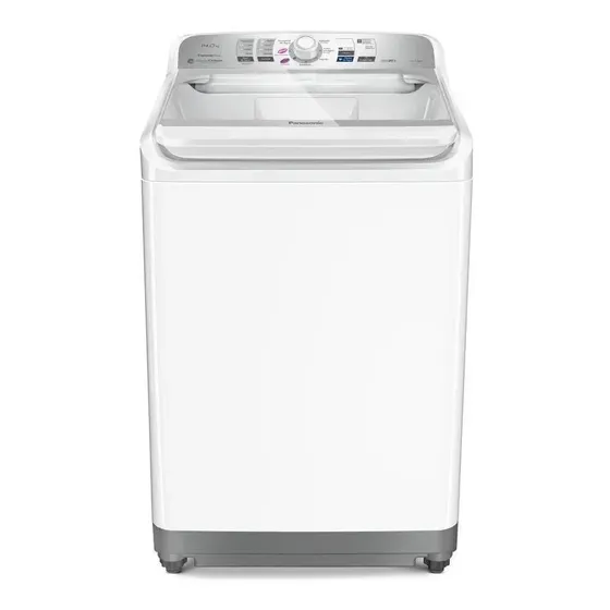Máquina de Lavar NA-F140B1W 14KG Com Sistema Ciclone Cor Branco Panasonic