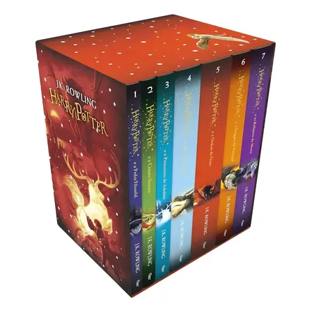 Box De Livros Harry Potter Vermelho (edição Britânica) J.k. Rowling Ano 2017 Editora Rocco