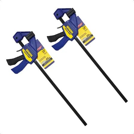 Kit 2 Grampo Sargento Aperto Rápido Marceneiro 30cm Irwin