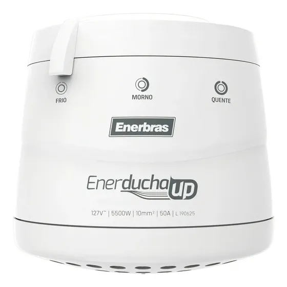 Chuveiro Elétrico Enerbras Enerducha UP 5500W Branco 220V com Acessórios