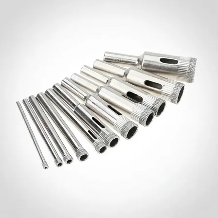 Kit 10 Broca Diamantada Serra Copo 3-18mm Vidro Porcelanato