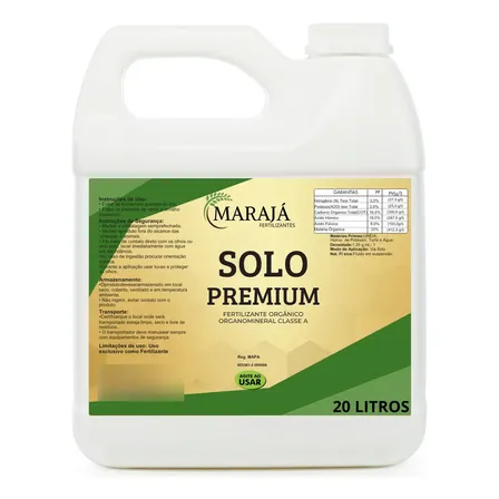 Adubo Fertilizante Turfa Premium Materia Organica 20 Litros