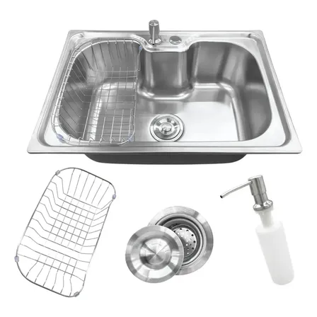 Cuba Gourmet Cozinha Aço Inox Escovado Com Acessórios 60x42cm Stillus Home Prateado