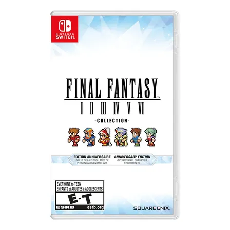 Jogo Final Fantasy I-vi Pixel Remaster Coll Anniv Switch