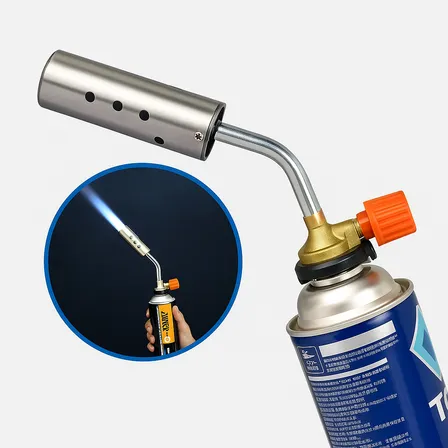 Maçarico Lança Chama Maxchama Portátil Turbo Controle Manual