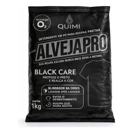Detergente Roupa Preta Protege O Preto E Realça A Cor 1kg