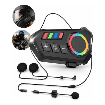 Fone Para Capacete Anti Ruido E Resistente A Chuva