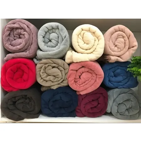 10 Manta Casal Cobertores Microfibra Anti Alérgica Liso 170 G Lisas