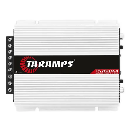 Módulo Amplificador Taramps TS800x4 de 800W para Som Automotivo