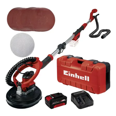Lixadeira de altura Inalám TE-dw 18/225 Einhell + Carg/BAT 4.0 Ah