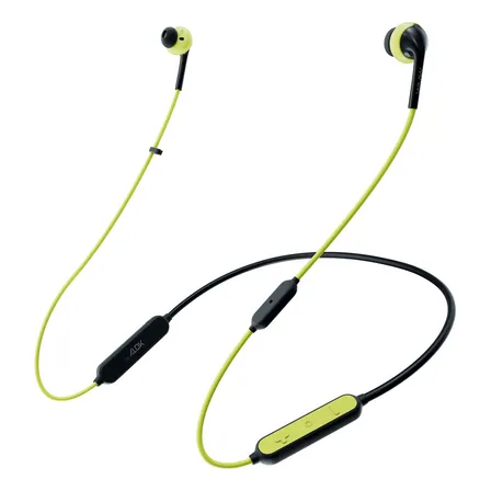 Fone De Ouvido Esportivo Bluetooth Waaw By Alok Move 100ebs Cor Preto e verde Cor da luz Verde