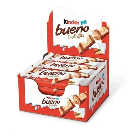 Chocolate Kinder Bueno White Caixa 585g C/15 - Ferrero