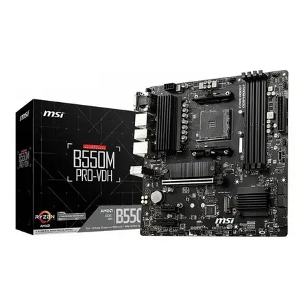 Placa-mãe Msi B550m Pro-vdh Am4 Hdmi Vga Dport Preto