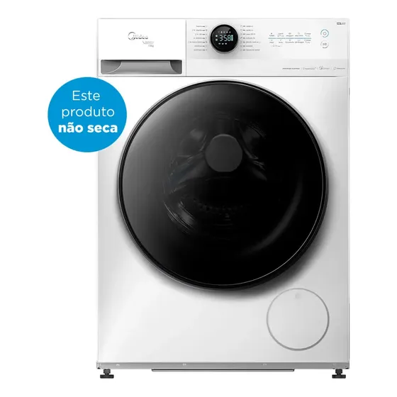 Máquina De Lavar 13kg Midea Heathguard Branca Conectada Cor Branco