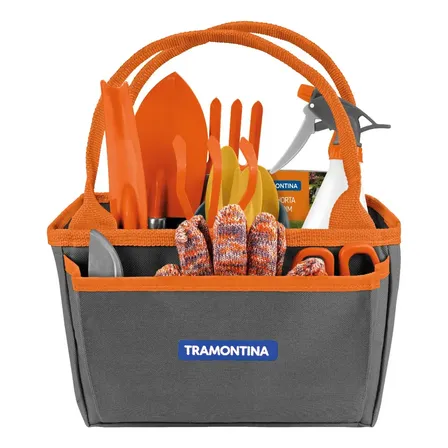 Kit Presente de Ferramenta Para Jardim Com Bolsa De Lona 13 Peças Tramontina