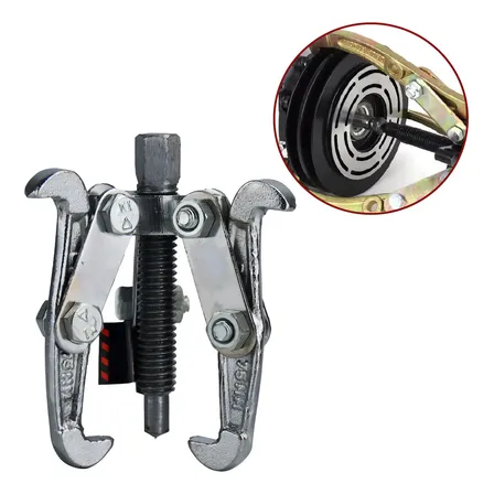 Saca Polias e Rolamentos 3 Garras Reversíveis 75mm Aço Carbono Starfer Extração de Polias Buchas