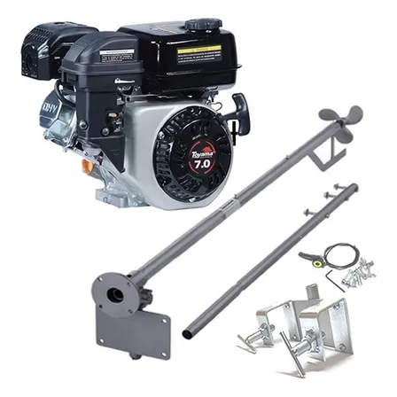Motor Rabeta Popa Toyama 7hp 4t 1.70mt Barco de Pesca Náutica