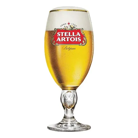 Taça Stella Artois Belgium, Taça De Vidro, Ruvolo 315ml Transparente