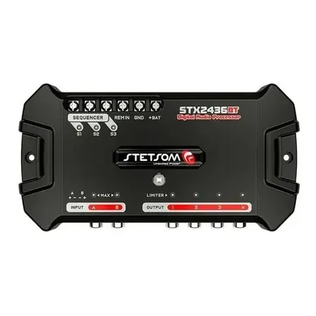 Processador De Áudio Digital Stetsom Stx2436 Bt Bluetooth