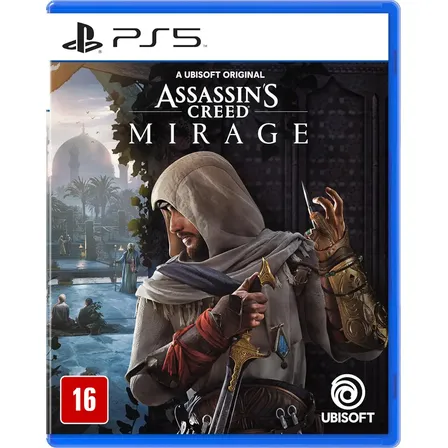 Jogo Assassins Creed Mirage Ps5 Midia Fisica