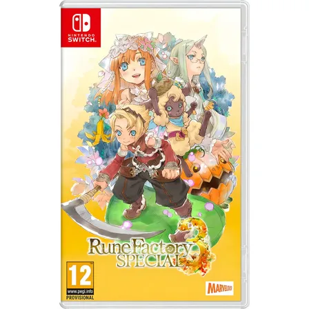 Jogo Rune Factory 3 Special Nintendo Switch Midia Fisica