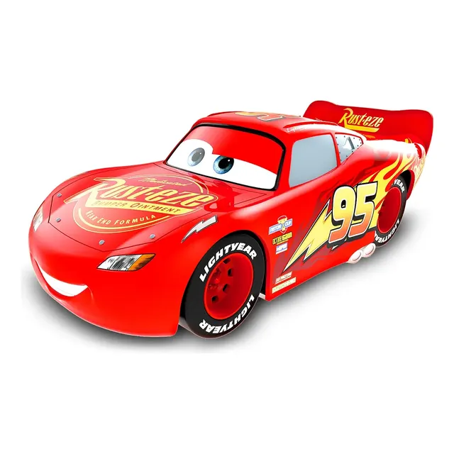 Carrinho Brinquedo Relâmpago Mcqueen 13cm Os Carros Filme Cor Vermelho