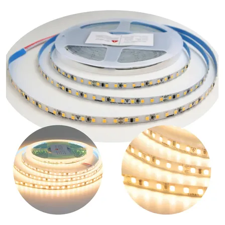 10m Fita Led 120led/m Direta Energia Para Perfil Cor Da Luz Branco-quente 127v