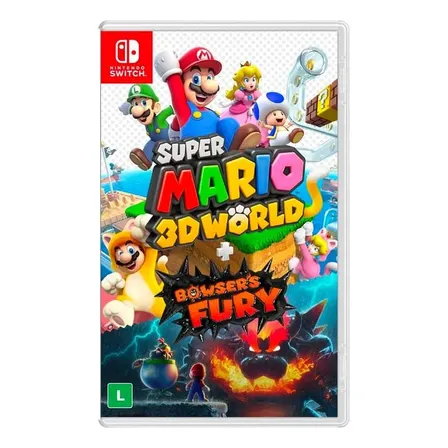 Jogo Super Mario 3D World + Bowser's Fury Nintendo Switch