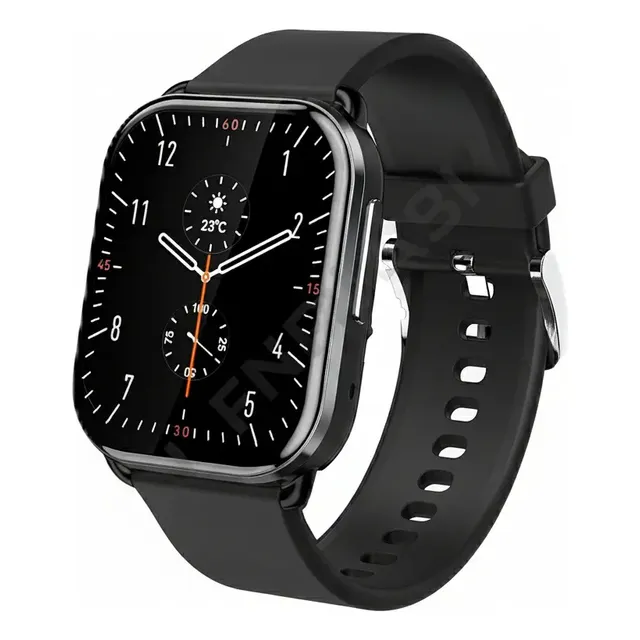 Relógio Smartwatch Qcy Watch Gs S6 Bluetooth Ipx8 Cor Preto Cinza-escuro