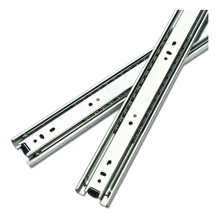 Corrediça Telescópica 50cm Hd Ferragens Aço Inox Antiferrugem Soft Closing