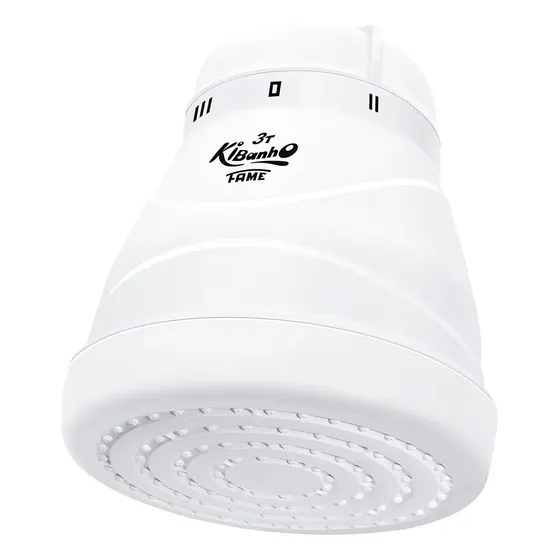 Ducha Elétrica Fame Kibanho 3 Temperaturas 5200w 110v Branca Pvc Branco