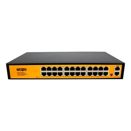 Switch Poe 24 Portas Gigabit e 02 Pra Uplink Gb Hz-2402gbpoe Haiz