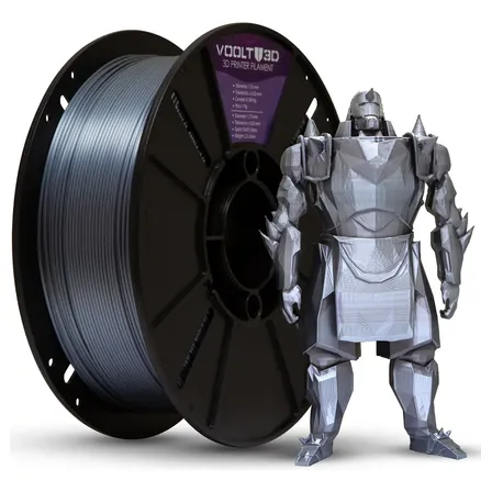 Filamento Voolt3d Pla Inox 1.75mm 1kg Alta Velocidade Inox V-silk